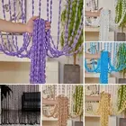 Decorative Divider Curtain Air Circulation Retro Style String Bead for Home
