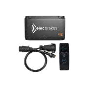 Elecbrakes Electric Brake Controller + Adaptor + Remote Bundle A7LR-7LR Socket