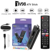 Fire Android 14.0 WiFi Bluetooth Voice Remote Media Player TV Stick 8K HD