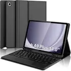 Galaxy Tab A9 Plus Case with Keyboard, Touch Keyboard for Samsung A9+ Black