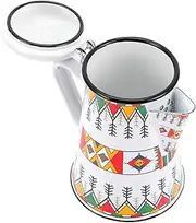 Enamel Kettle Ceramic Kettle Water Boiling Container Kitchen Tea Kettle Polka Dot Enamel Hot Water Container