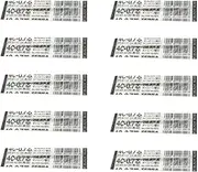 10pcs Zebra 4C-0.7 0.7mm Refill (Box Set) - Black Ink