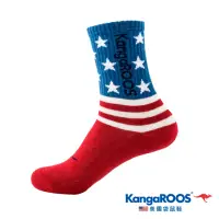 在飛比找momo購物網優惠-【KangaROOS 美國袋鼠鞋】男女襪 美國國旗 長筒襪(