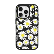 iPhone 16 Pro Impact Ring Stand Case MagSafe Compatible Daisy Fields