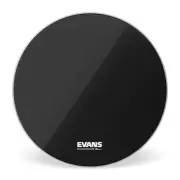 Evans Heads BD24RB-NP 24-Inch Bass Drum Heads - Black 24 Inch