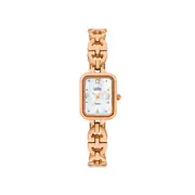 Elite Ladies Tank Geo Watch in Rose