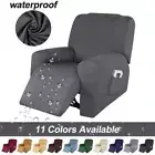 Waterproof Recliner Cover Stretch Slipcover 1 Seater Sofa Cover For Living Room