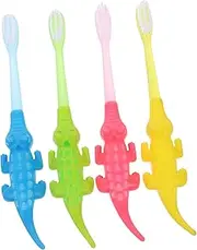 COLLBATH Cartoon Boys and Girls Toothbrush 8pcs Toddler Toothbrushes Care Supplies for Children
