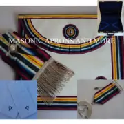 Royal Ark Mariner Member’s Apron,Sash,Jewel,Gloves & Hard Case Set(MA5103-H-IMI)