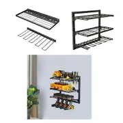Tool Shelf Easily Install Storage Rack Garage Cabinet Wall Mounted Tool Rack