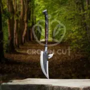 Hand Forged Carbon Steel Viking Outdoor Survival Tomahawk Axe style Machete