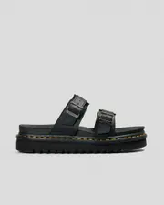 [DR MARTENS] DR MARTENS Men's Myles Athena Sandals in Black Size UK 6 UK 6 Black