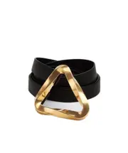 Bottega Veneta Double Strap Belt S,L,M Black