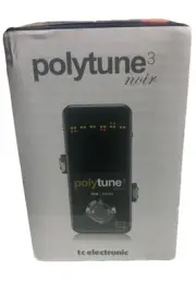 New Sealed TC Electronic PolyTune 3 Noir Mini Polyphonic Tuning Pedal