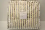 Ballard Designs - Ticking Stripe Quilt Navy - Full/Queen