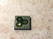 LEGO Computer Screen 3 Octagon Hive INSECTIODS Galaxy Alien Spaceship Control
