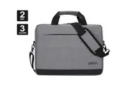 Vivva Laptop Sleeve briefcase Carry Bag for Macbook Dell Sony HP Lenovo 14 inch - Grey