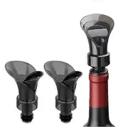 Wine Stoppers for Wine Bottles, 2 in 1 Wine Pourer Spout and Stoppers Saver Vacuum