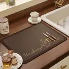 Absorbent Coffee Machine Mat Thickened Tableware Pad Kitchen Drain Pad Kitchen