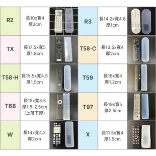 透明矽膠遙控器保護套 防摔防塵防水 電視遙控器套 冷氣遙控器套 空調遙控器套 遙控器保護膜【A40101】《約翰家庭百貨