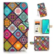 ( For Optus X Start 4 ) Wallet Flip Case Cover AJ23358 Abstract Mandala