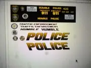 Humble Texas Police SUV Decals 1:64 Custom two for one money