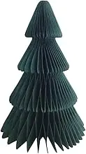 Amscan Christmas Honeycomb Tree Decoration, Green, 20 cm Height