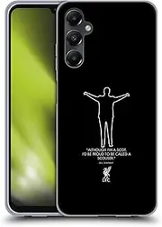 Head Case Designs Officially Licensed Liverpool Football Club Scouse Black Bill Shankly Quotes Gel Case [Military Grade Protection] Compatible with Samsung Galaxy A05s