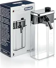 De'Longhi Milk Jug DLSC006, Milk Frothing Jug Compatible with De'Longhi PrimaDonna S DE LUXE Coffee Machine, Replacement Part for LatteCrema System