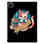 iPad Pro 11-inch (3rd/4th gen) iPad Impact Case Wisdom is Power Books and Cat