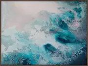 Tidal Dance - Walnut Box Frame Canvas - 75x100 - Landscape