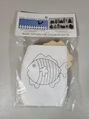 The Picket Fence Wood Topper For Calendar Quilts - Fish