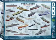 Eurographics - WW II Warships Puzzle 1000pc