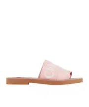 Chloé Woody Open Toe Slip-On Slides 35,36,37,38,39,40,41,42 Pink