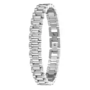 New Invicta Men's Authentic Elements 220mm Collection Silver-Tone SS Bracelet