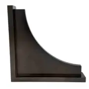 Thomasville Corbel Arch Support for Shelf Counter Maple Wood Brown Finish