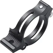 yuksok Bike Derailleur Clamp, Aluminium Alloy Bicycle Front Derailleur Clamp Adapter Clip Cycling Accessory for Braze on Front Derailleur