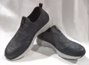 Skechers Men's D'Lux Walker Quick Upgrade Black/Wh Slip-On Shoes-Sz 13 X-WIDE