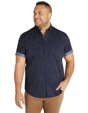 [Johnny Bigg] Benson Stretch Shirt in Navy