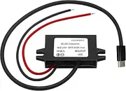 Quick Charge QC3.0 USB Converter DC 12V/24V to 5V 3A USB Buck Charging Module Step Down Voltage Regulator Car Power Converter Adapter (04-Type C)