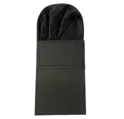 Cotim Coyin Polka Dot Prefolded Suit Pocket Squares, Pre-Folded Card Solid