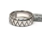New DAVID YURMAN Men's 8mm Cairo Wrap Band Ring In Sterling Silver SIze 9.5