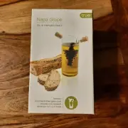 TRUE Napa Grape Oil & Vinegar Cruet 2-n-1 Hand Blown Glass BRAND NEW in Box