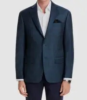 Robert Graham Men's Green Wool Slim-Fit Sport Coat Jacket Size 42R