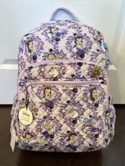 Vera Bradley & Disney BELLE FLORAL Campus Backpack - Beauty & The Beast