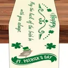 Shamrock Table Runner, Green, 13x72 Inch