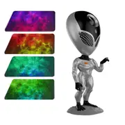 Alien Galaxy Starry Projector Night Light Star Sky Home Lamp Projector Lamp Gift