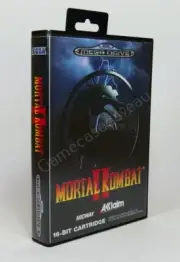 SEGA SMD Mega Drive Storage Case - Mortal Kombat II - NO GAME
