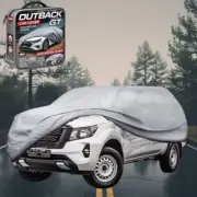 SilverShield Outdoor Car Cover for Nissan Navara Dual Cab 2022 - Current XL(new)