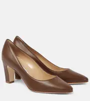 [Manolo Blahnik] Manolo Blahnik Sikotto 70 leather pumps AU 9 brown